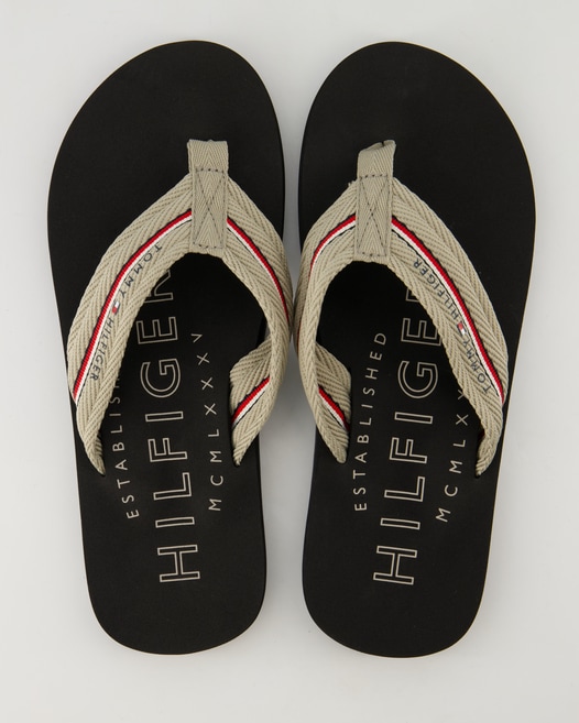 Tommy Hilfiger Beach Sandal Zehentrenner in Beige