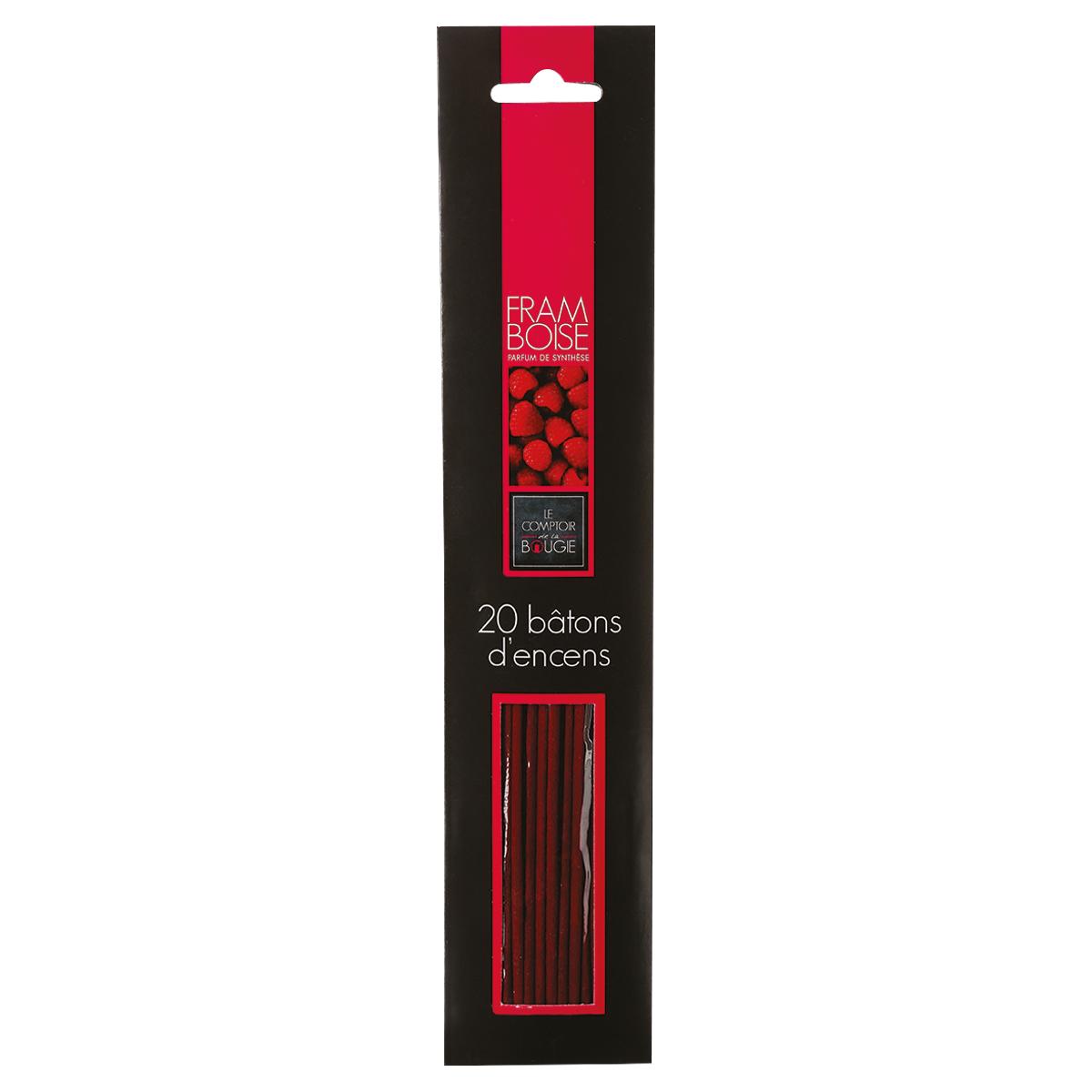 BATONS ENCENS FRAMBOISE H25.5CM X20