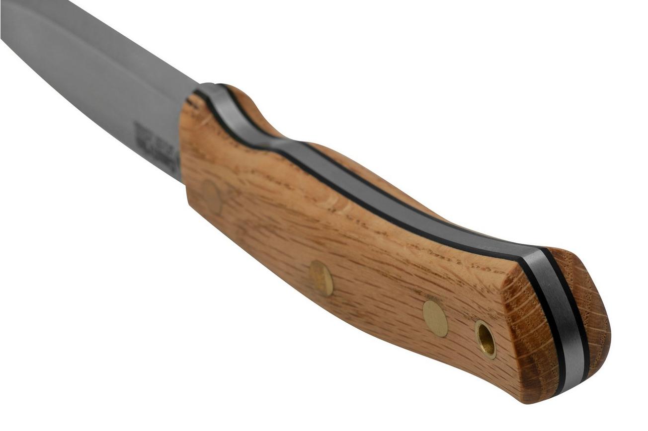 Casström No. 10 Swedish Forest Knife Oak, Sleipner Scandi Grind 13121 met firesteel