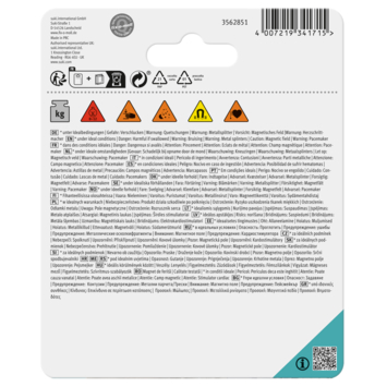 Magneetband wit beschrijfbaar ferriet 2,5m x 40mm