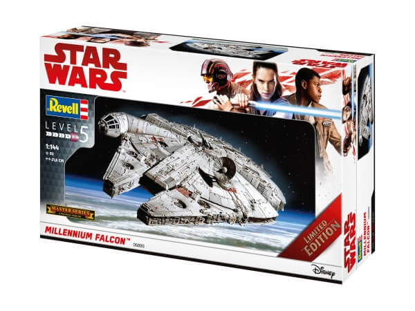REVELL 06880 Star Wars Millennium Falke Limited Edition Modellbausatz 1:144, ab 14 Jahre