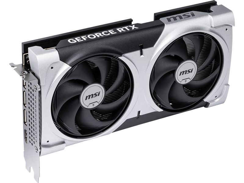 MSI GeForce RTX 5060 TI 8G VENTUS 2X OC PLUS Die VENTUS-Serie wurde für jede Herausforderung entwickelt und konzentriert sich auf das Wesentliche. Die effiziente Kühlung ist in einem robusten Gehäuse mit neutraler Ästhetik untergebracht, das sich nah