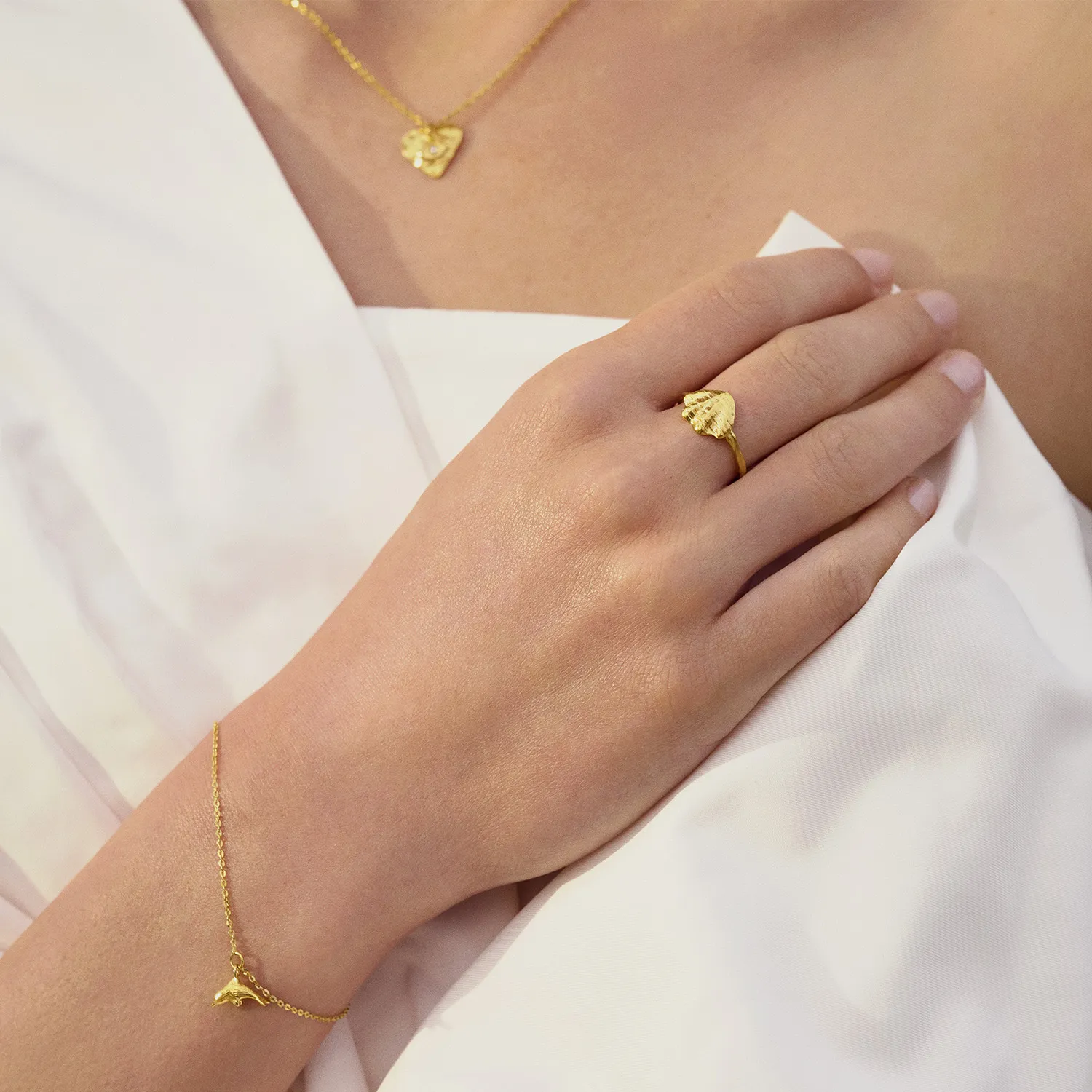 Maanesten Dwyn Ring 18 kt. Forgyldt Sølv 4819a