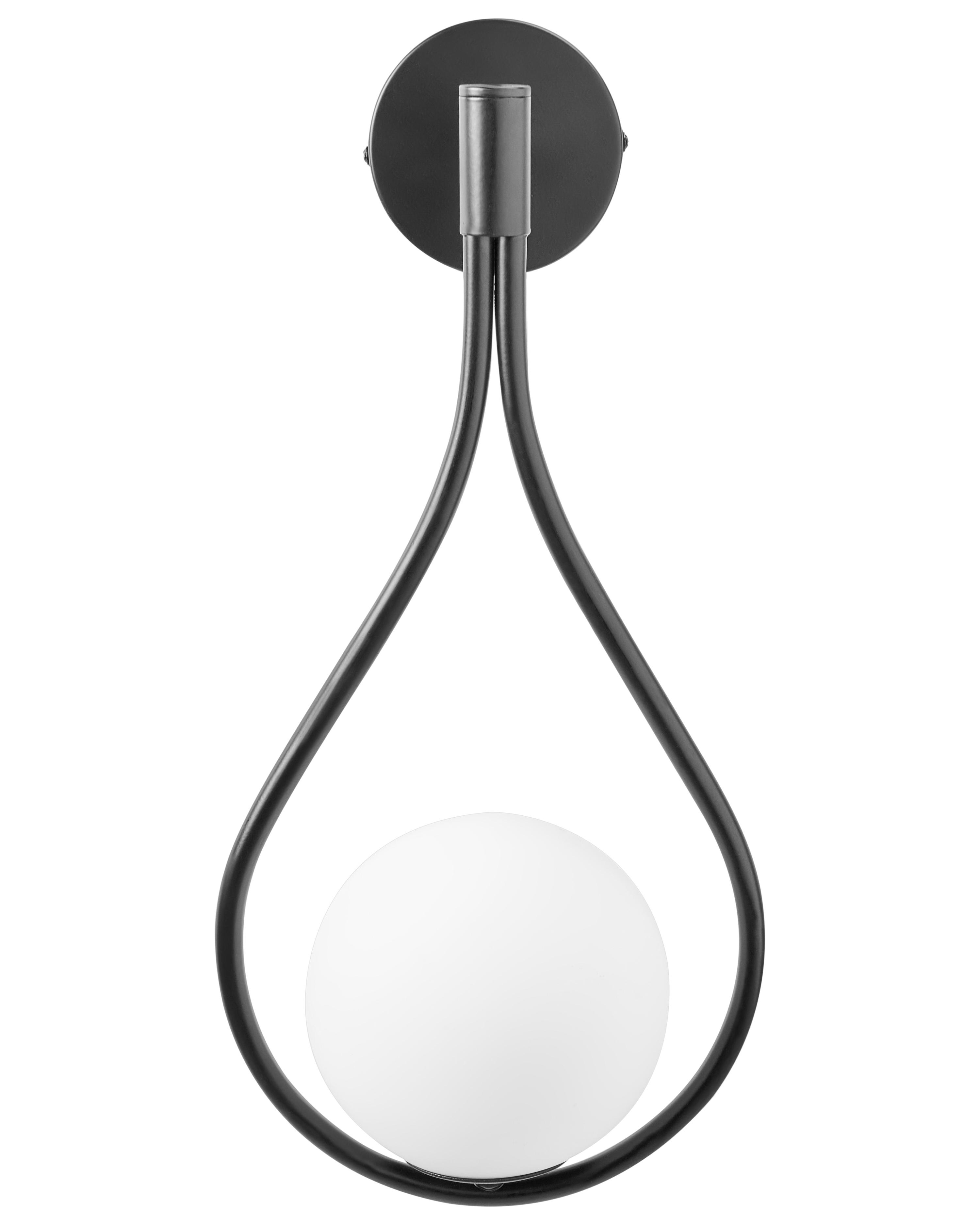 Wandlamp AUROUE Metaal Zwart