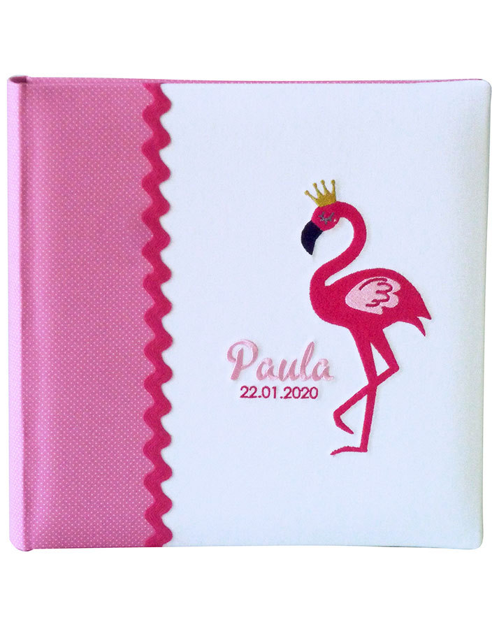 Fotoalbum Flamingo (Schriftart: Century Gothic)
