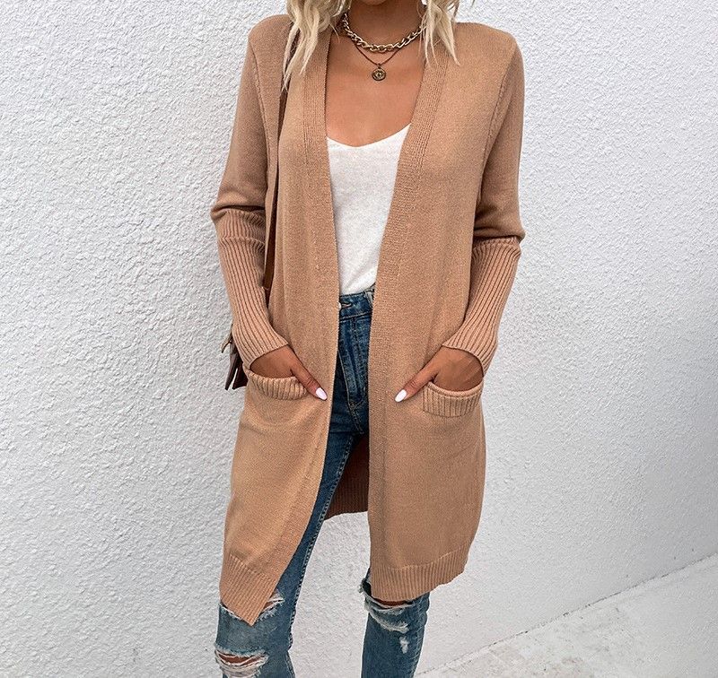 Pinkkus - Open-front effen vest