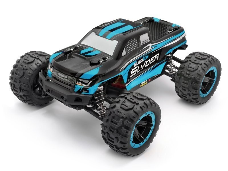 BLACKZON - Slyder MT 1/16 4WD Electric Monster Truck - Blå
