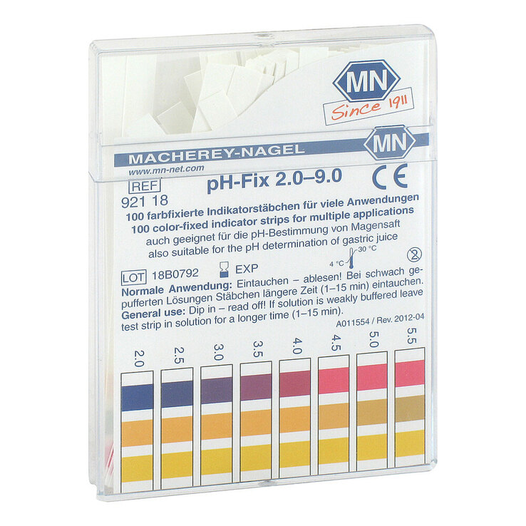 PH-Fix Indikatorstäbchen pH 2,0 - 9,0, 100 St