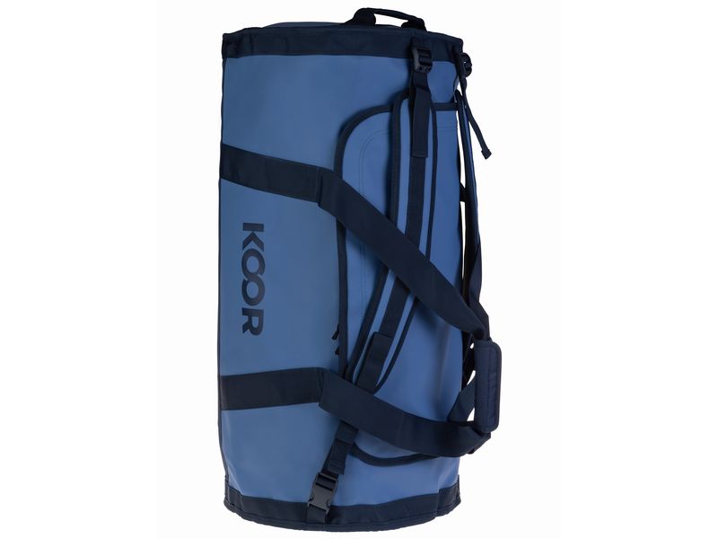 KOOR Duffle Bag Sooma 70 l, Blau Wasserabweisende Reisetasche