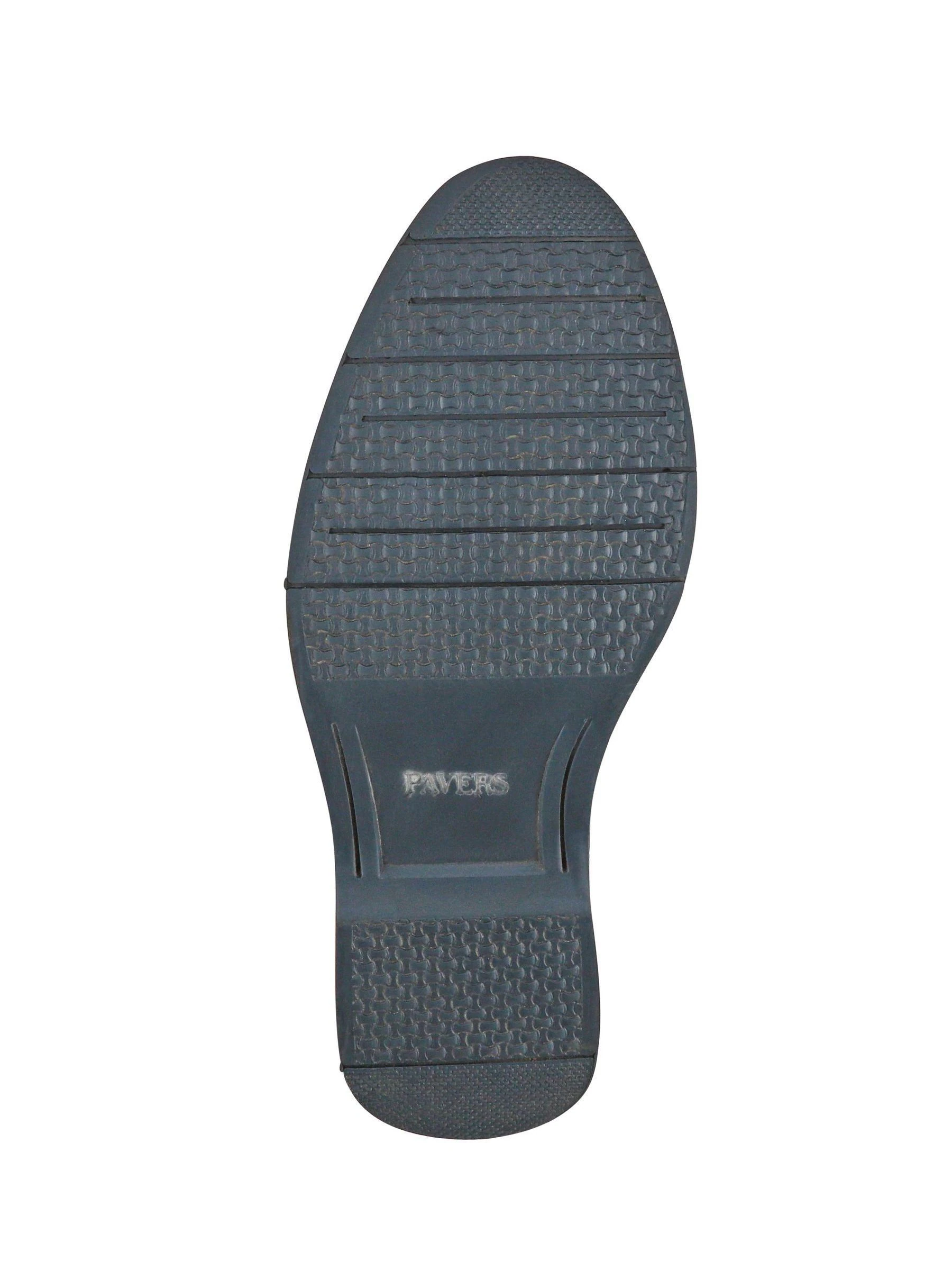 Zwart - Pavers Gents Lace-Up Smart Leather Shoes