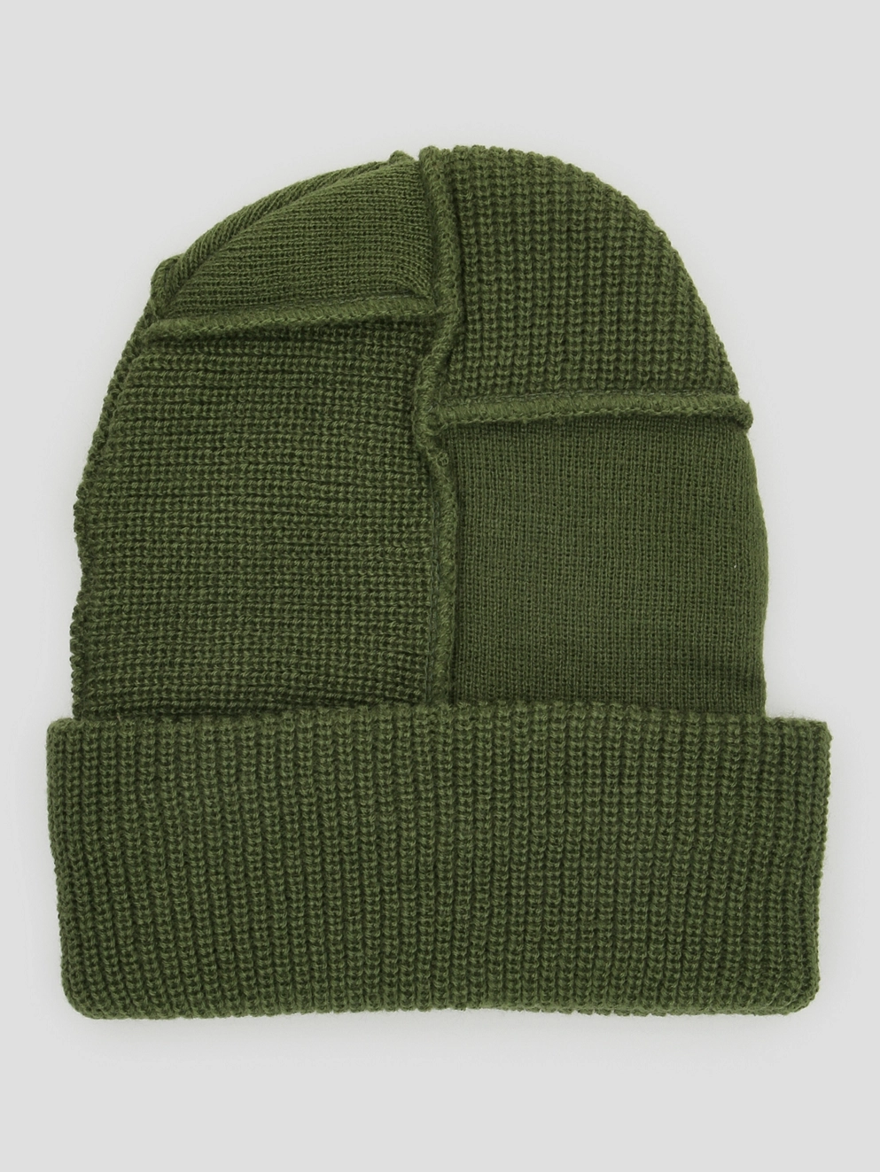 Your Highness Swerve Raw-Seam Beanie green