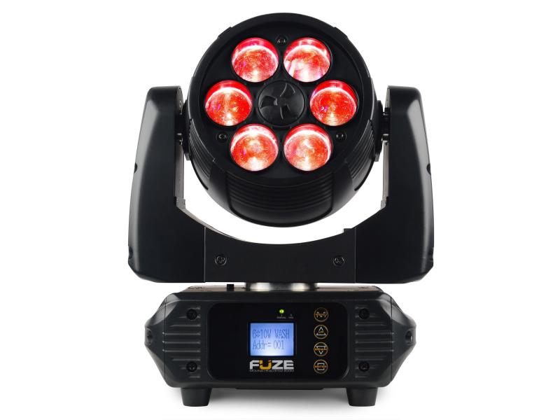 BeamZ Moving Head Fuze610Z Wash Kompakter und leistungsstarker LED Moving Head