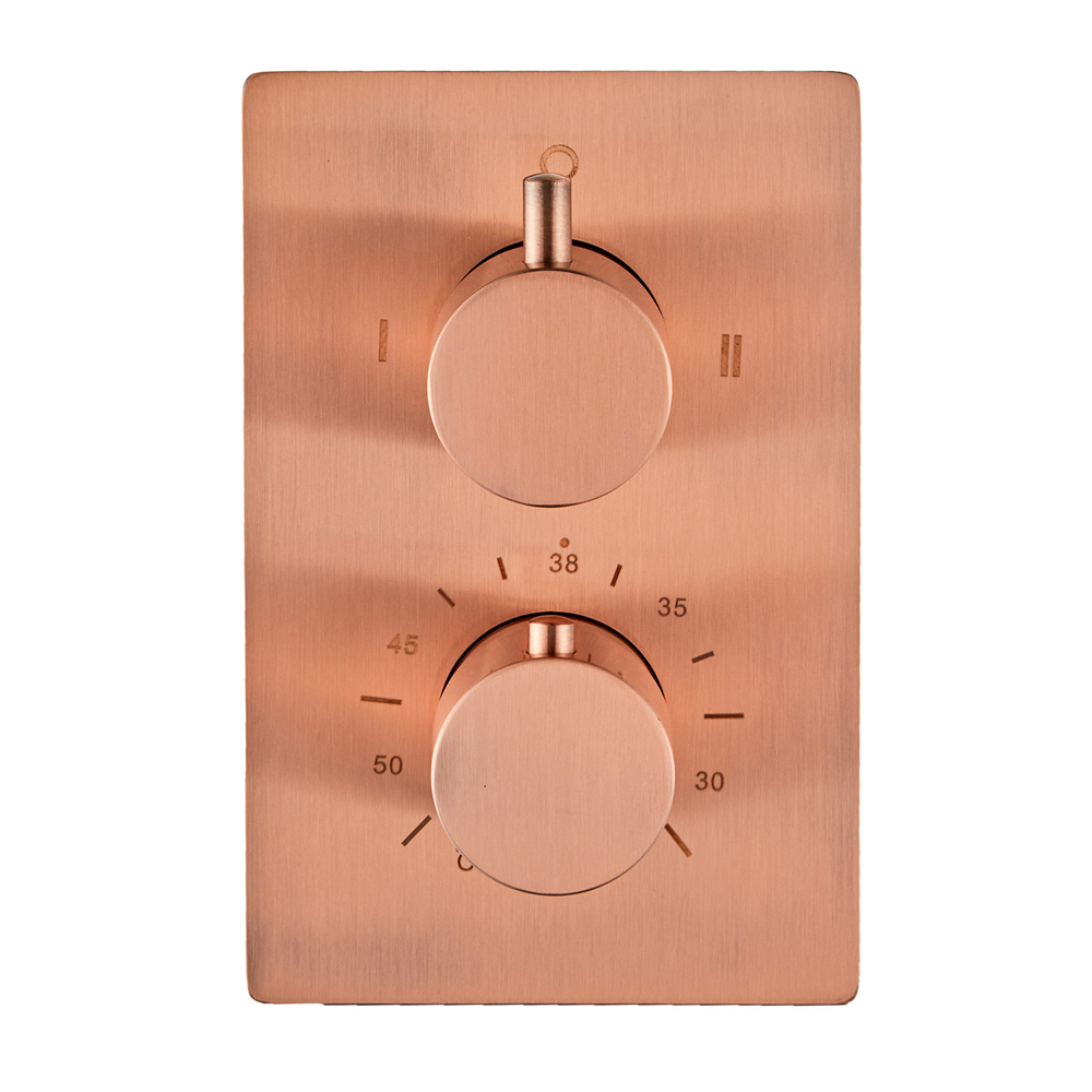 Saniclear Copper complete inbouw thermostaat geborsteld koper