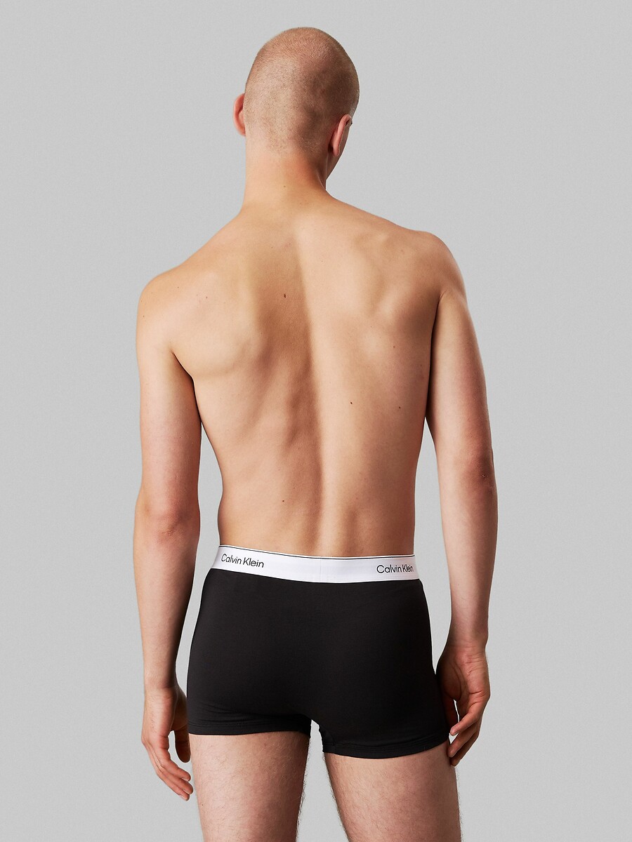 CALVIN KLEIN CUIDADOS ÍNTIMOS<br>Conjunto de 3 cuecas boxer de algodão elástico