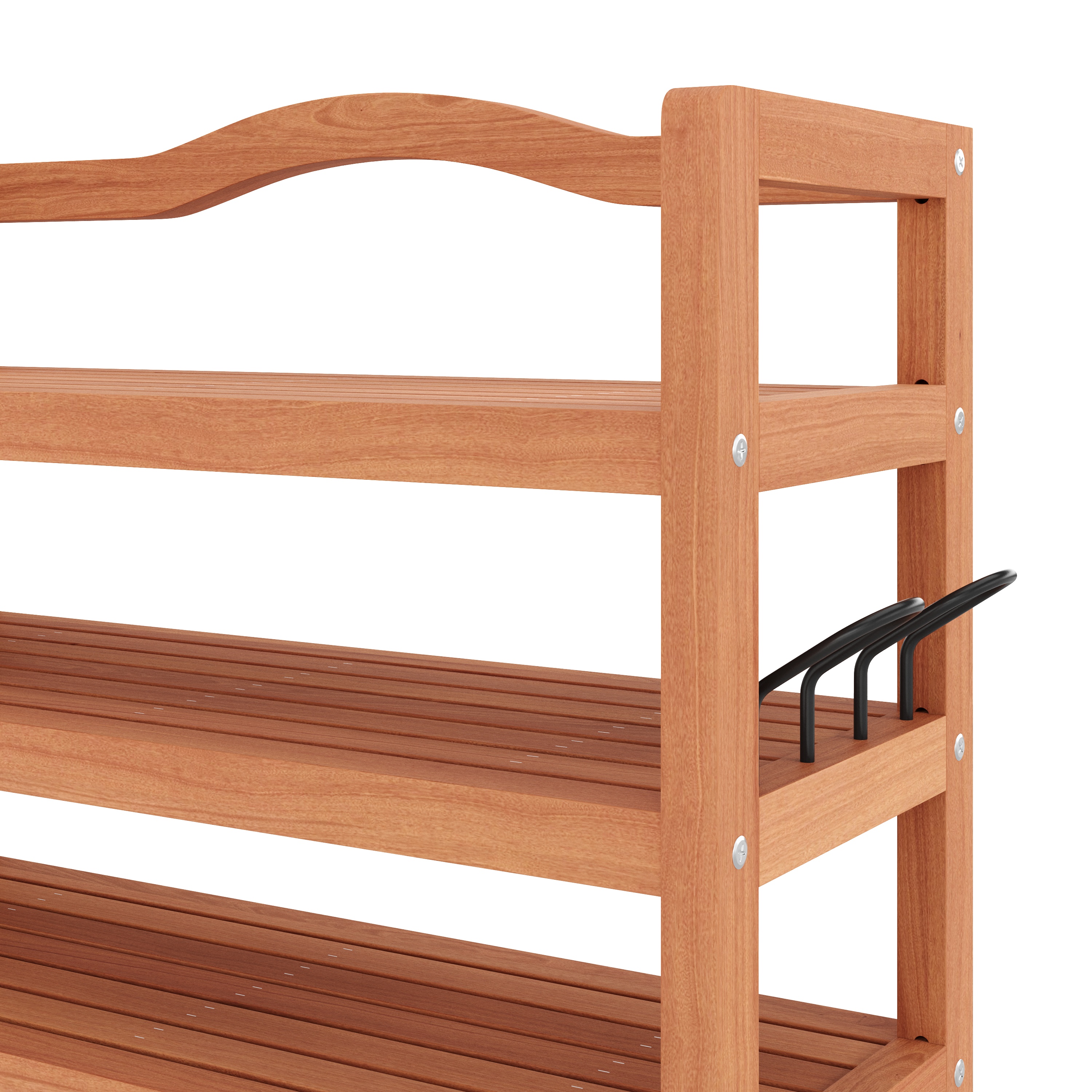 Schuhregal Holz 74 x 26 x 82 cm