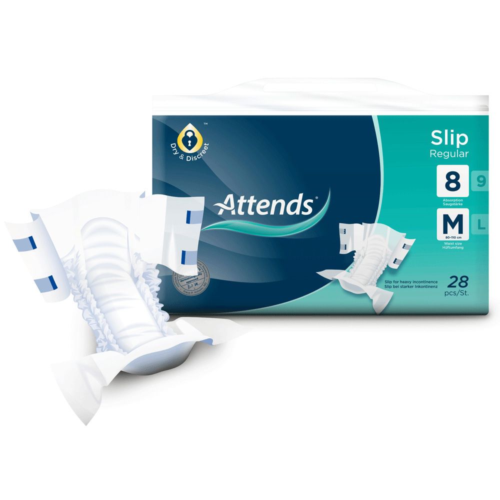 Attends® Slips Regular 8 M