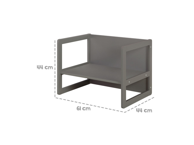 Kindertafel met stoel Montessori 3-in-1