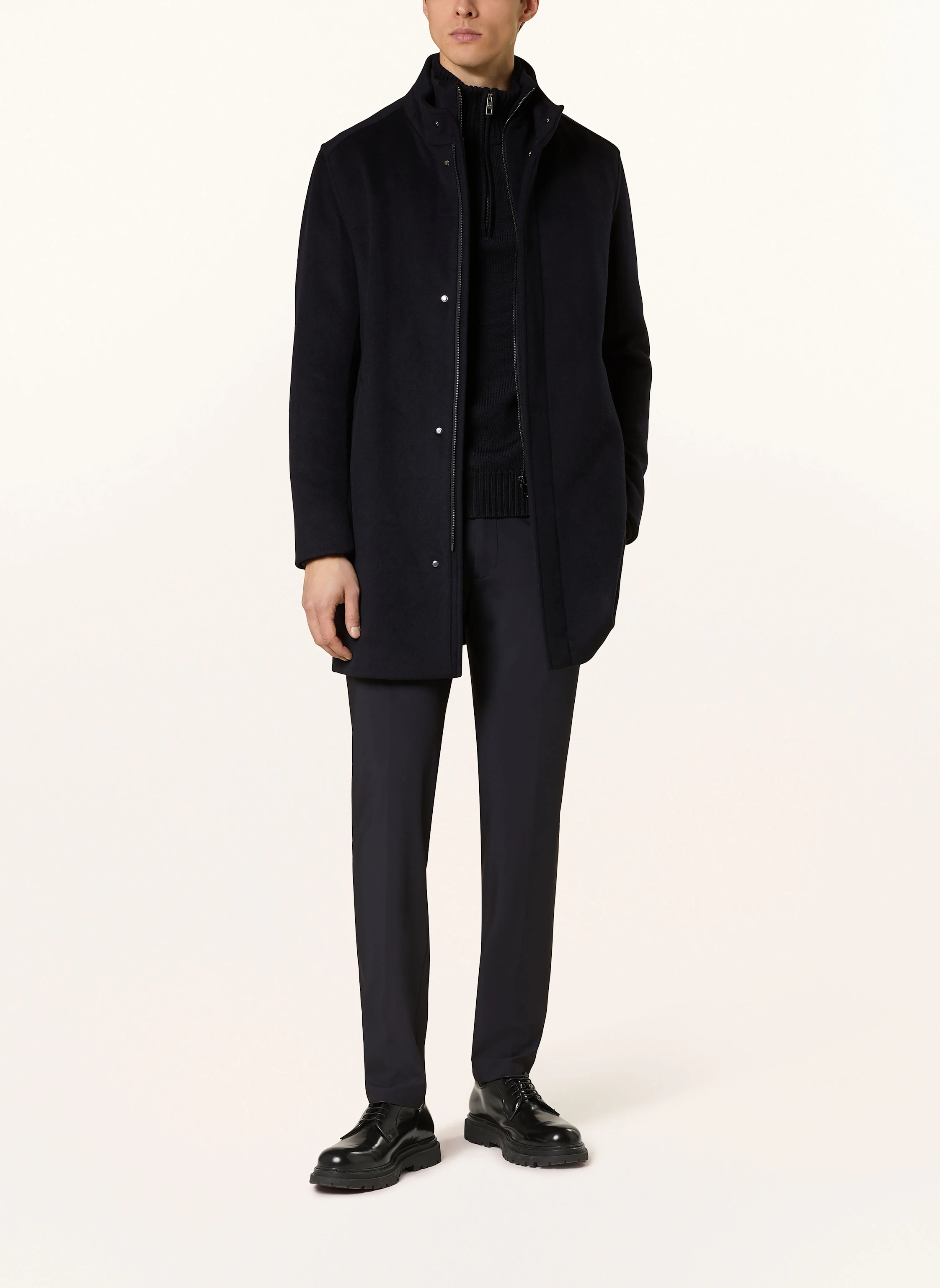 REISS Mantel ALCANTAR mit herausnehmbarer Blende