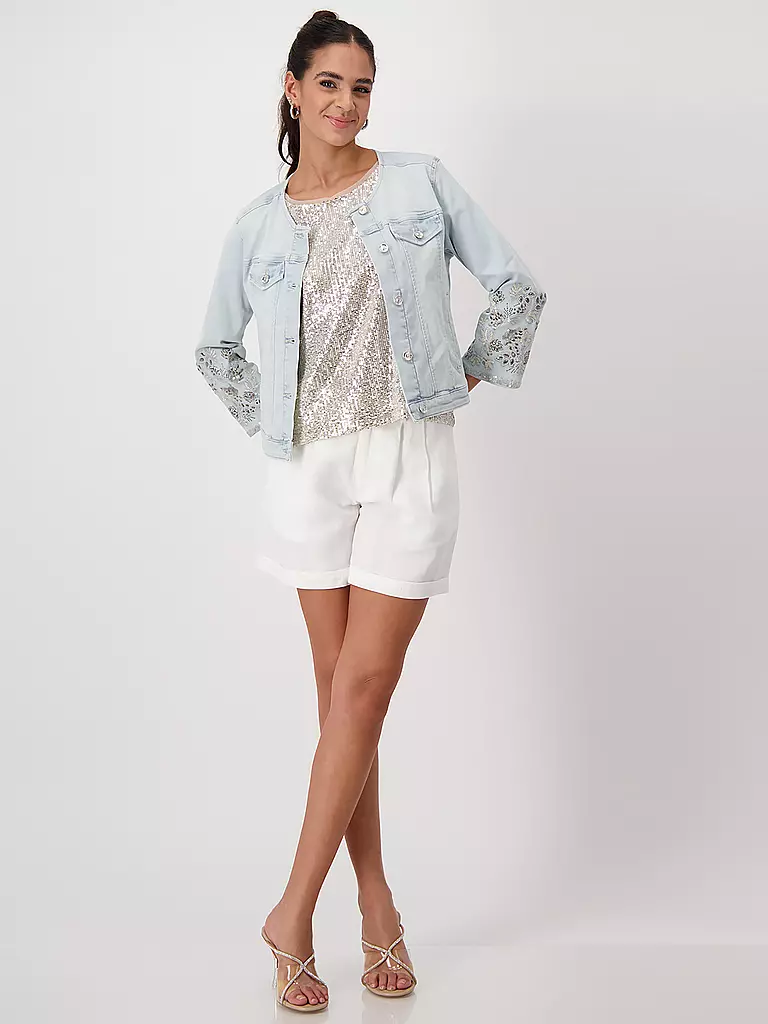 MONARI Jeansjacke blau