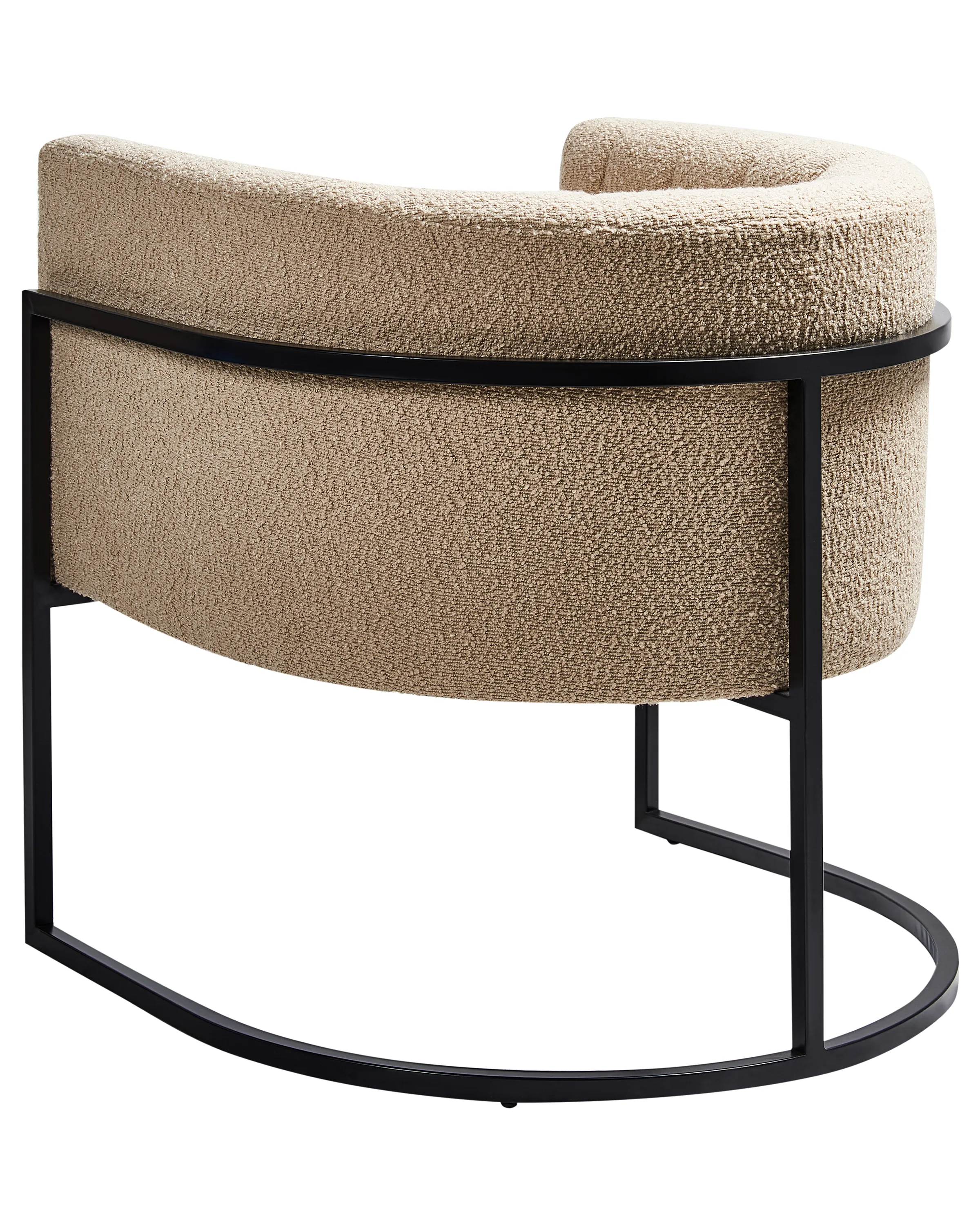 Fauteuil LARVIK II Bouclé Beige