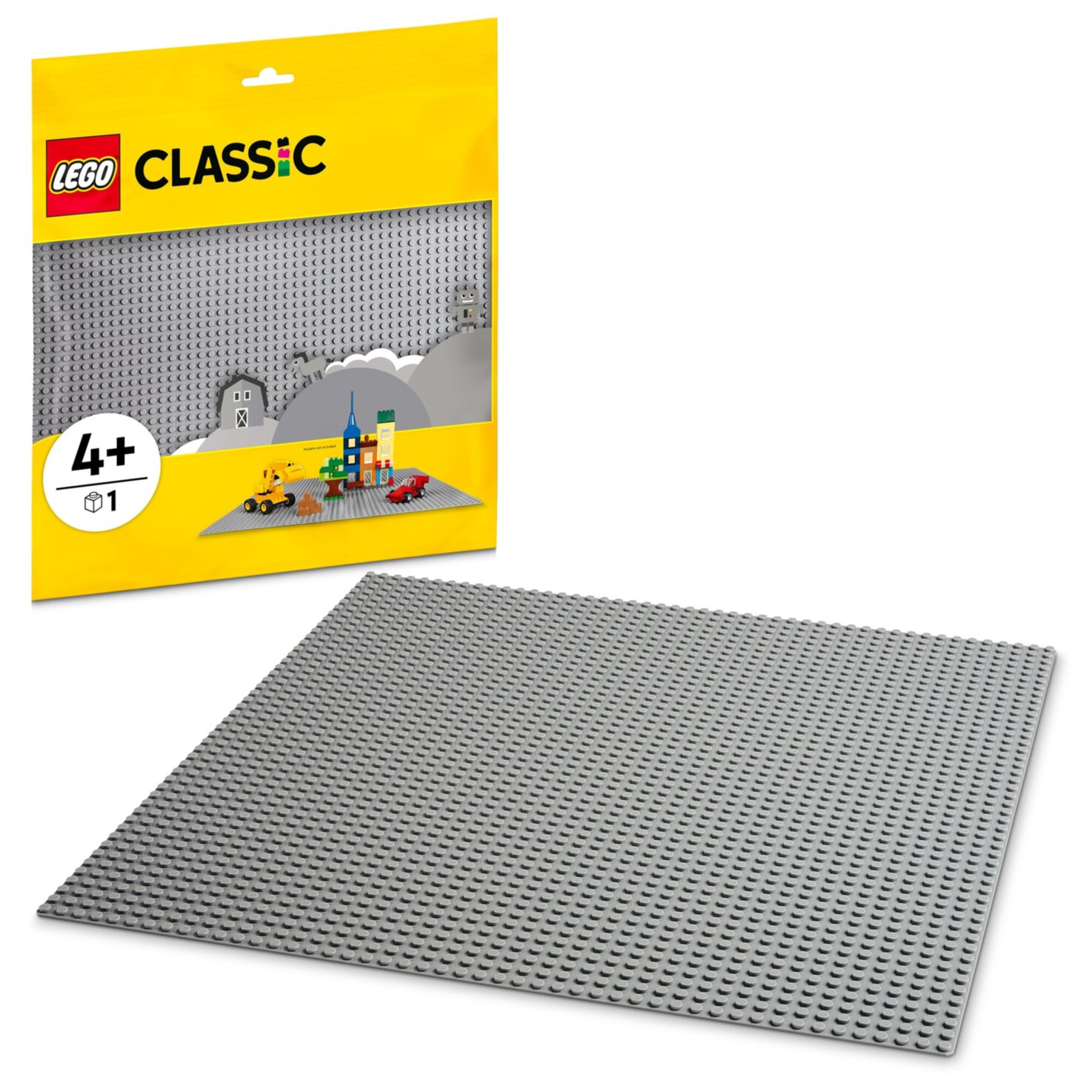 LEGO® Classic 11024 Graue Bauplatte 4+ Jahre