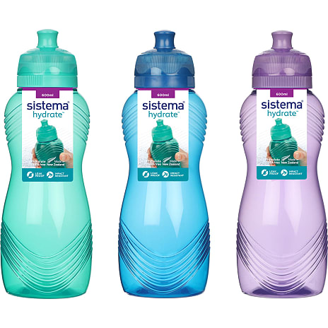 Sistema Hydrate Wave drikkedunk (600ml) - flere varianter - assorteret