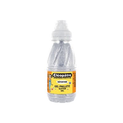 Cléopâtre NÉFERTARI - Gel pailleté - argent scintillant - 250 ml