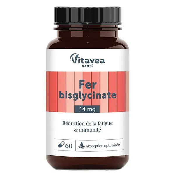 Vitavea Essentials Ferro bisglicinato Fadiga e Imunidade 60 cápsulas