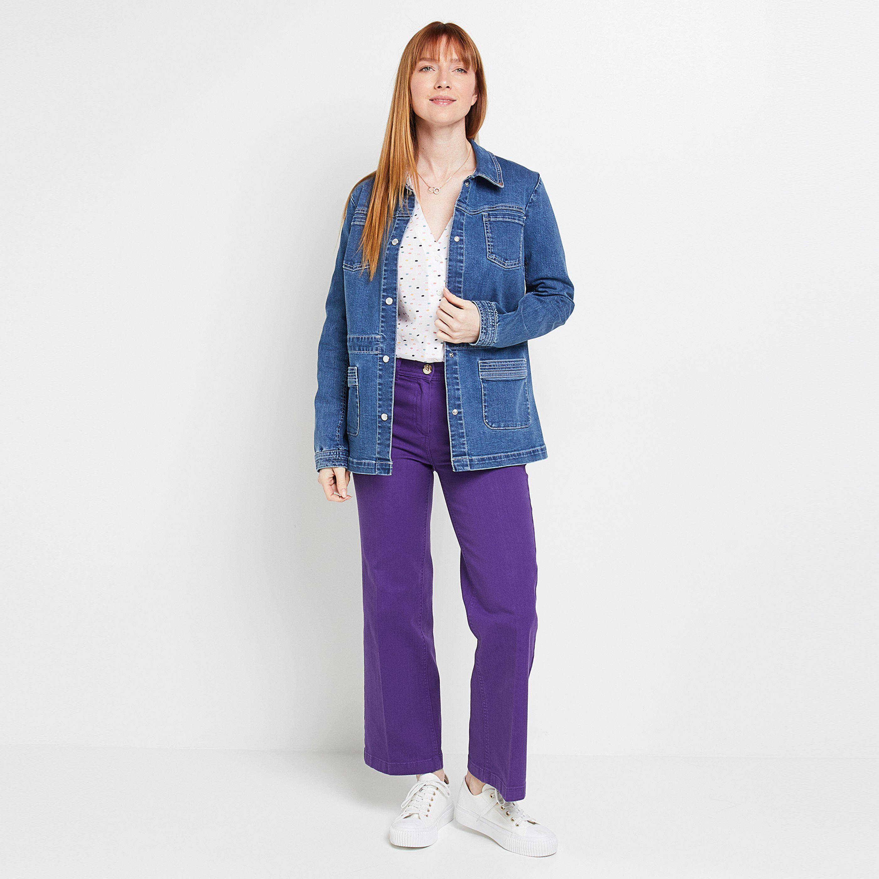 Chemisier imprimé femme - ECRU