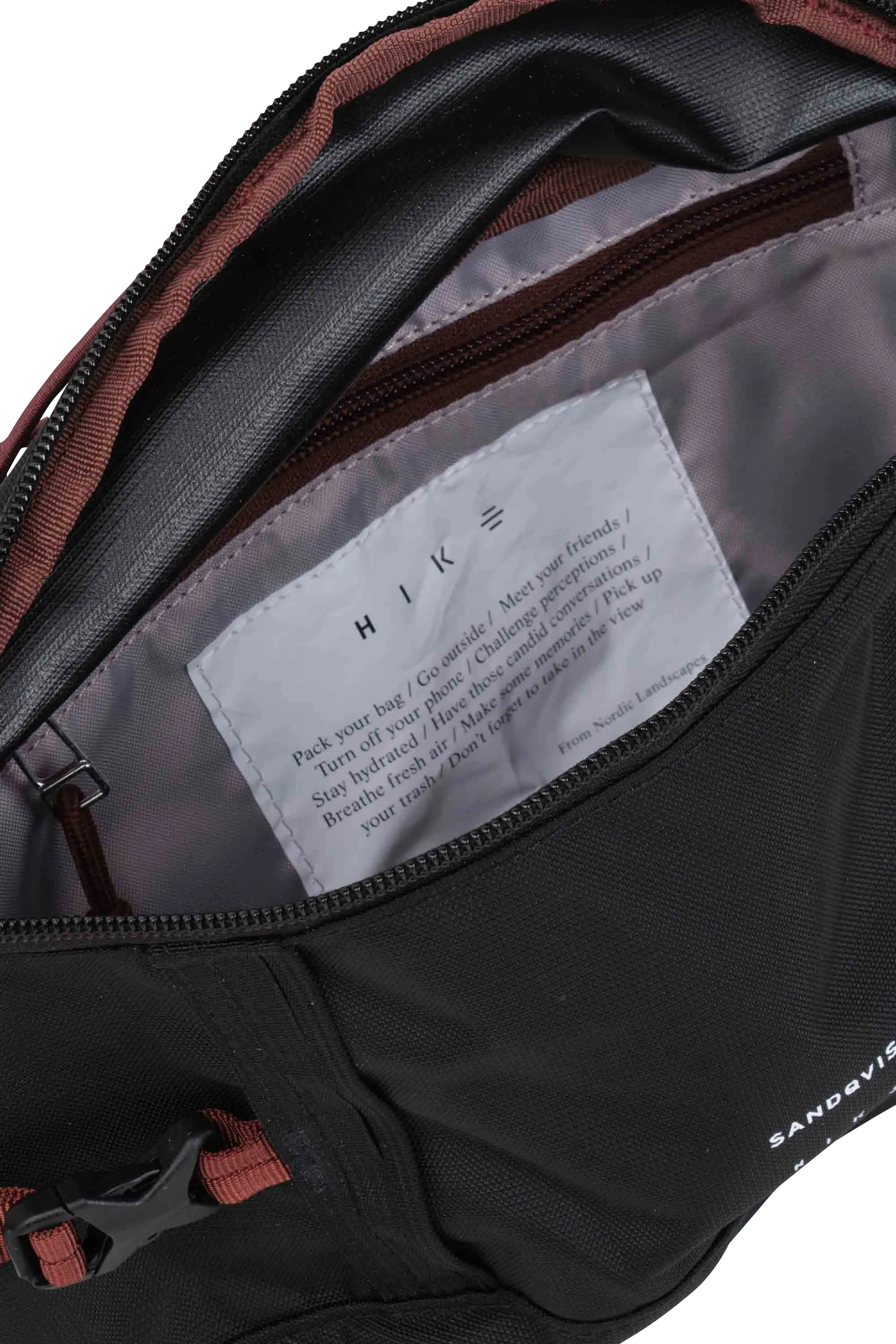 SANDQVIST Sac banane ALLTERRAIN HIKE Noir