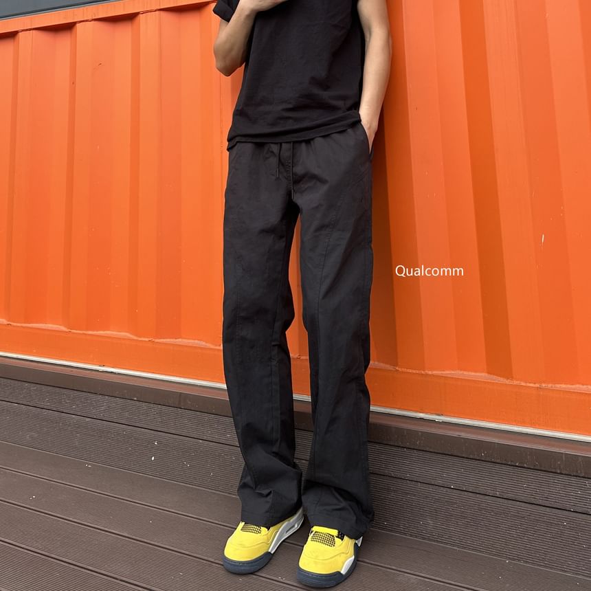 Blueforce - Hoge taille canvas rechte broek
