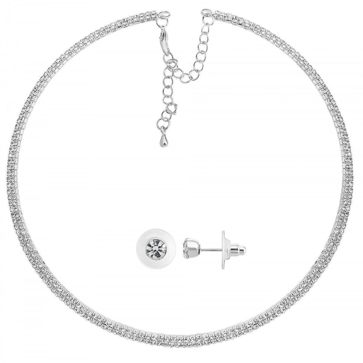 Parure SC Crystal ornée de Cristaux scintillants