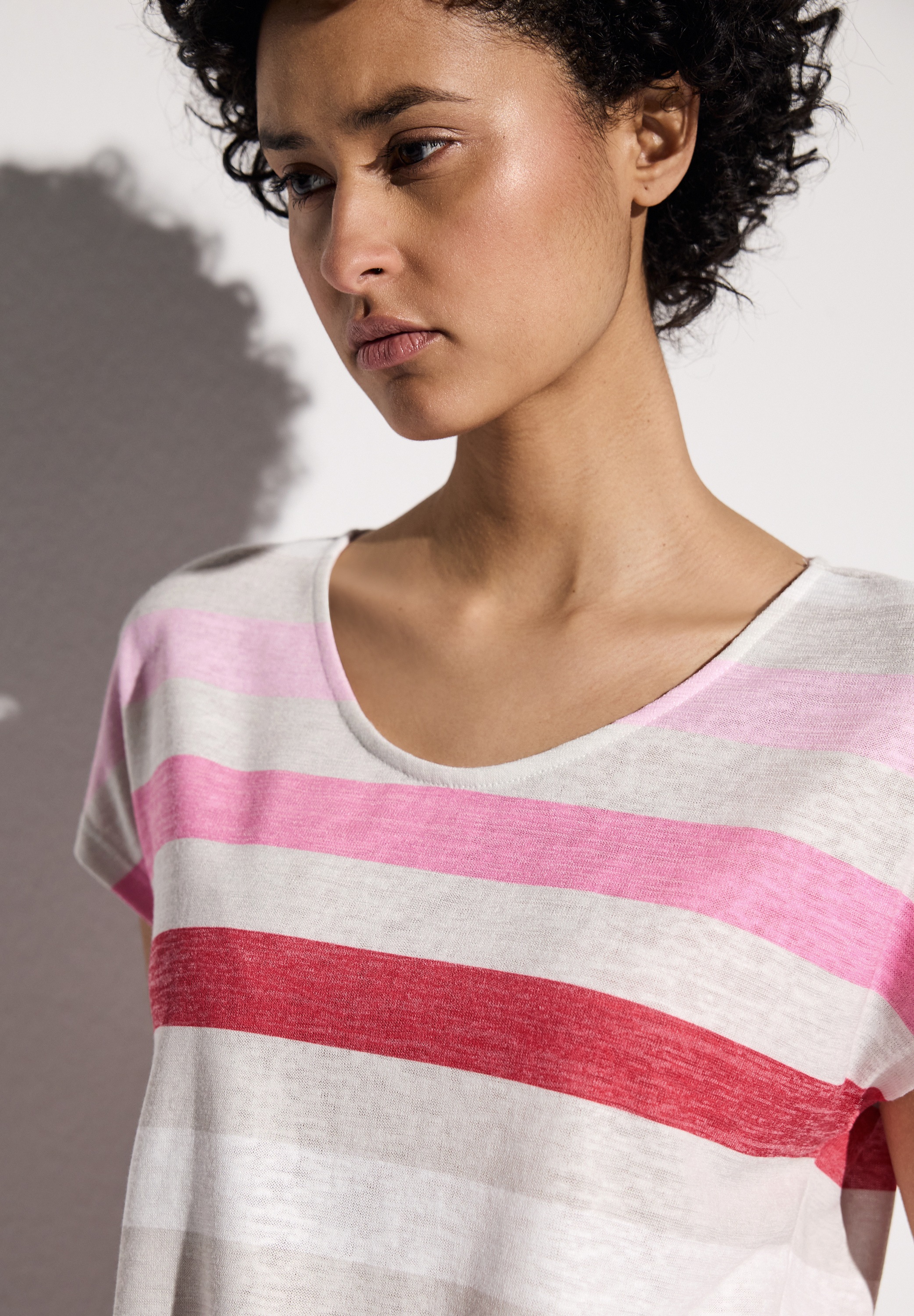 STREET ONE Shirttop , mit Streifenmuster