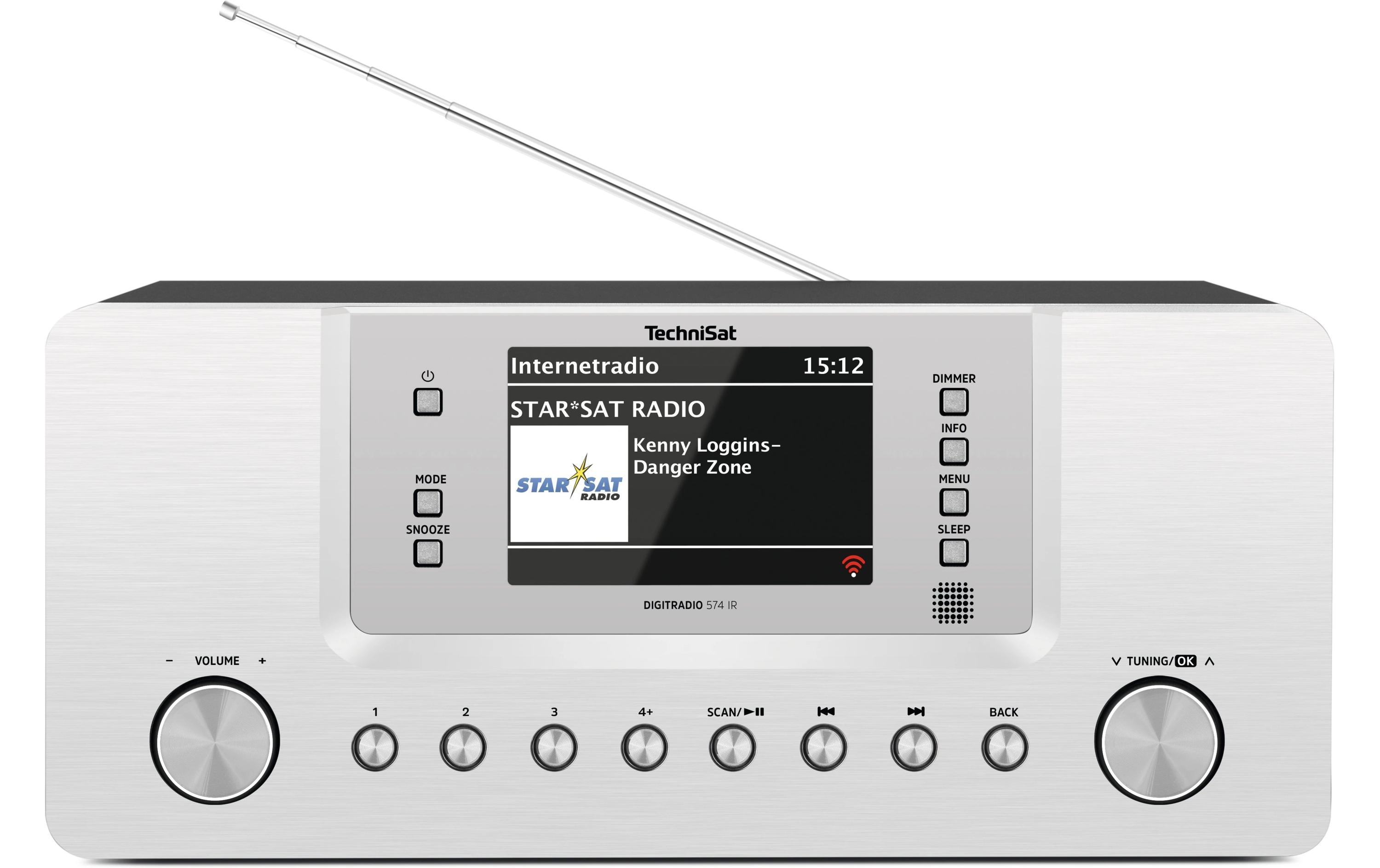 Internet Radio DigitRadio 574 IR Silber<br>Stationäres Internet-Stereoradio