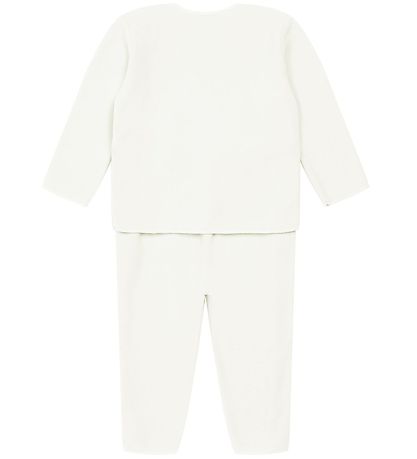 Bonton Set - Bluse/Hosen - Fleece - Creme