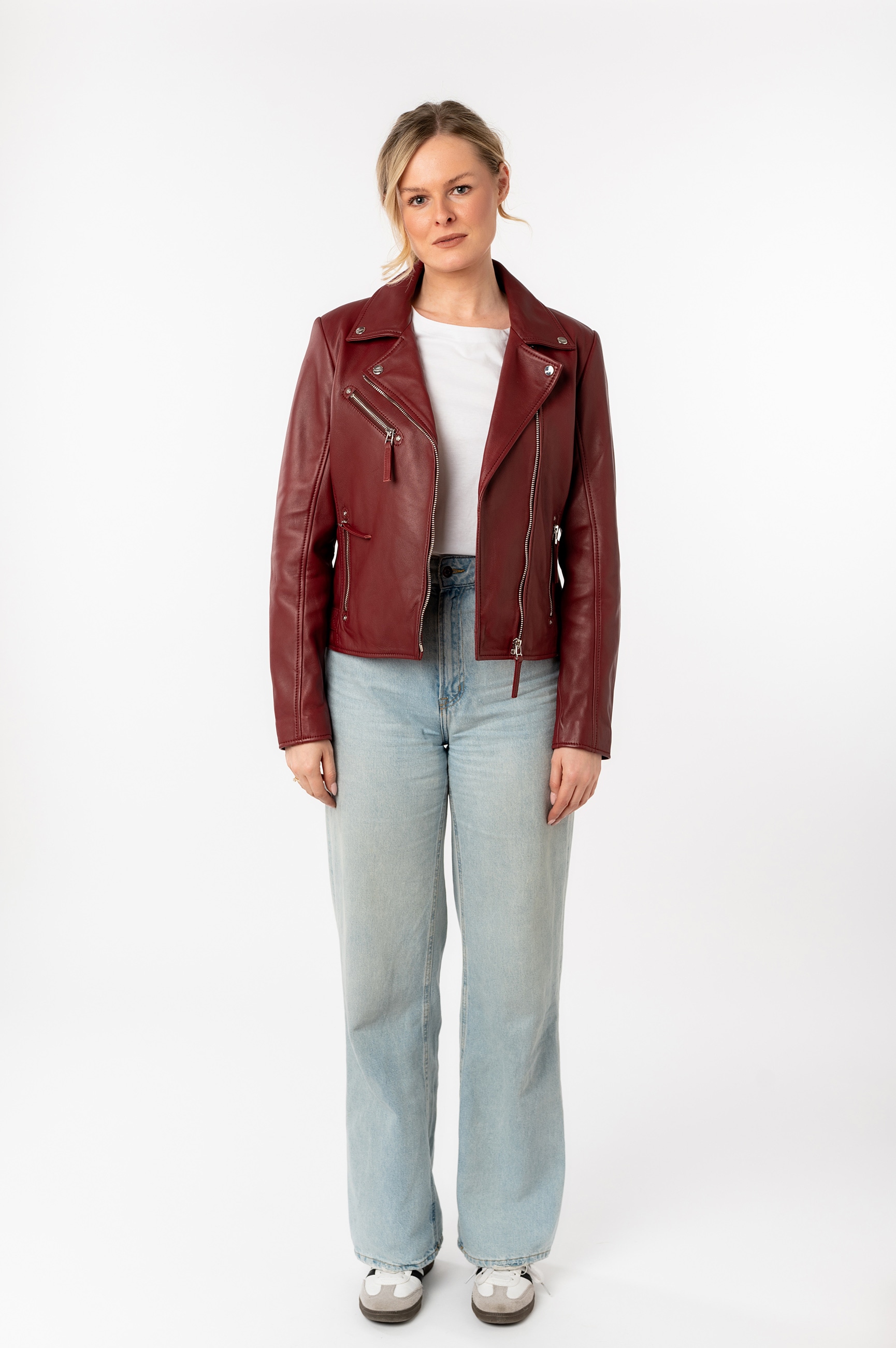 Mauritius Lederjacke »MWPasja« mit Reverskragen