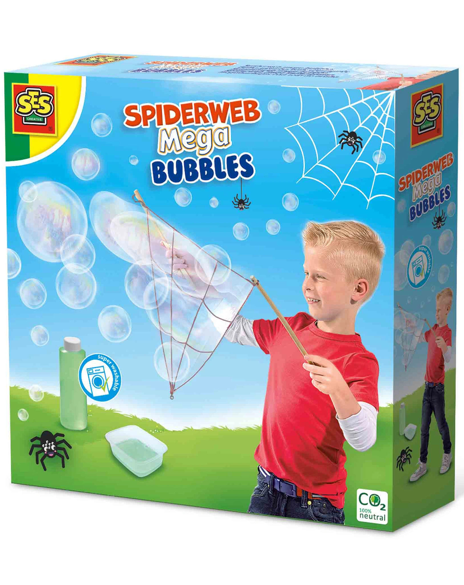 Seifenblasen-Set SPINNENNETZ