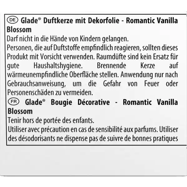 Duftkerze Romantic Vanilla Blossom