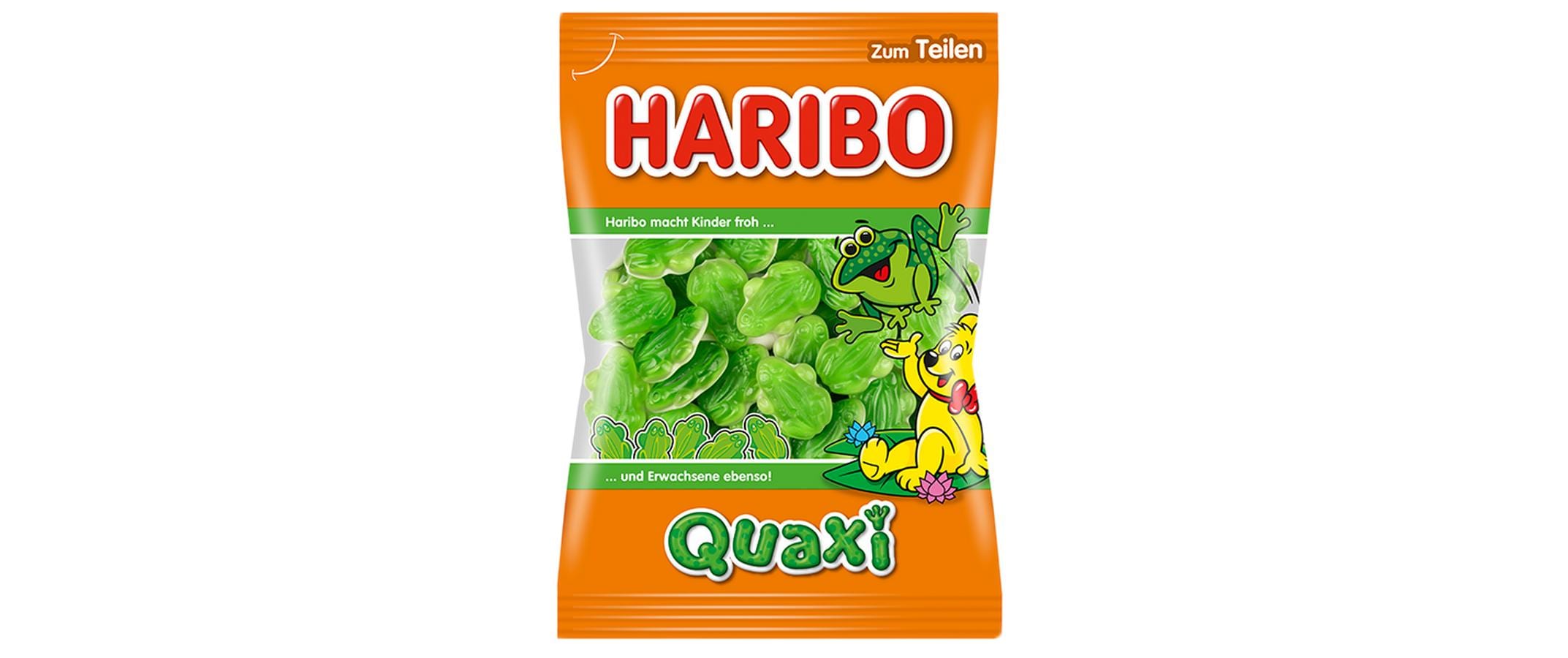 Gummibonbons Frösche Quaxi 175 gFruchtgummis mit Schaumzucker