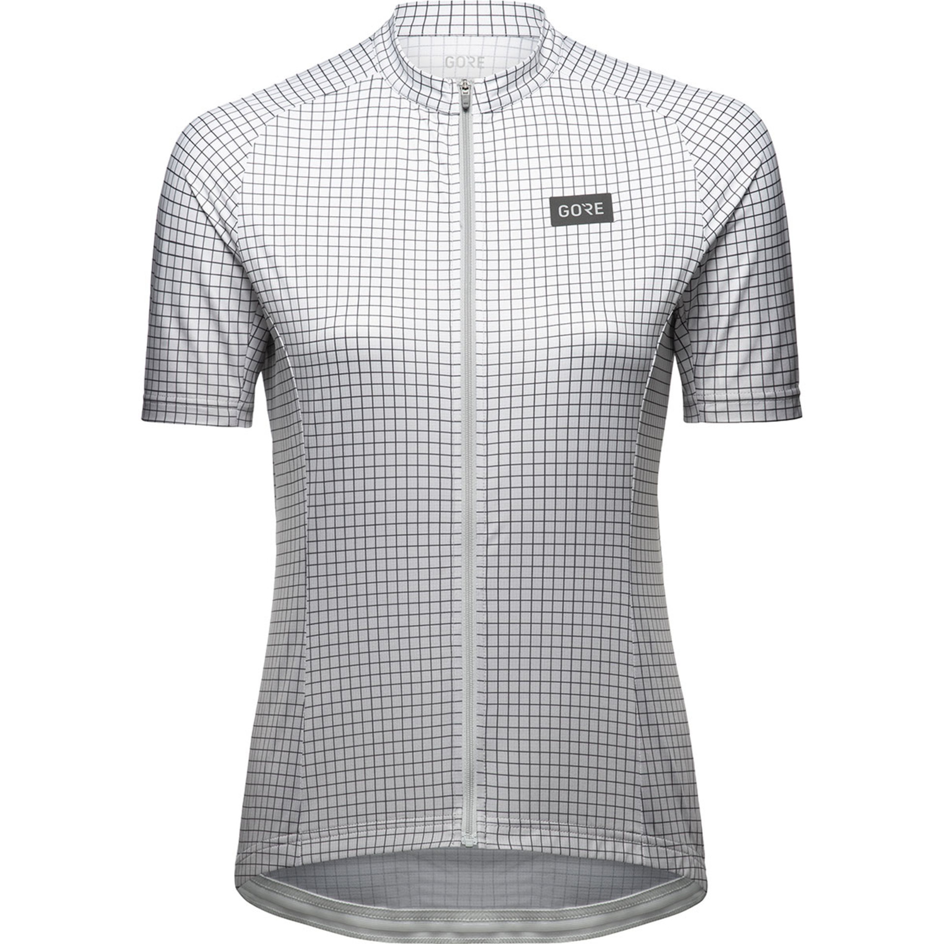 GORE Wear Grid Fade Fietsshirt Korte Mouwen Grijs/Wit Dames