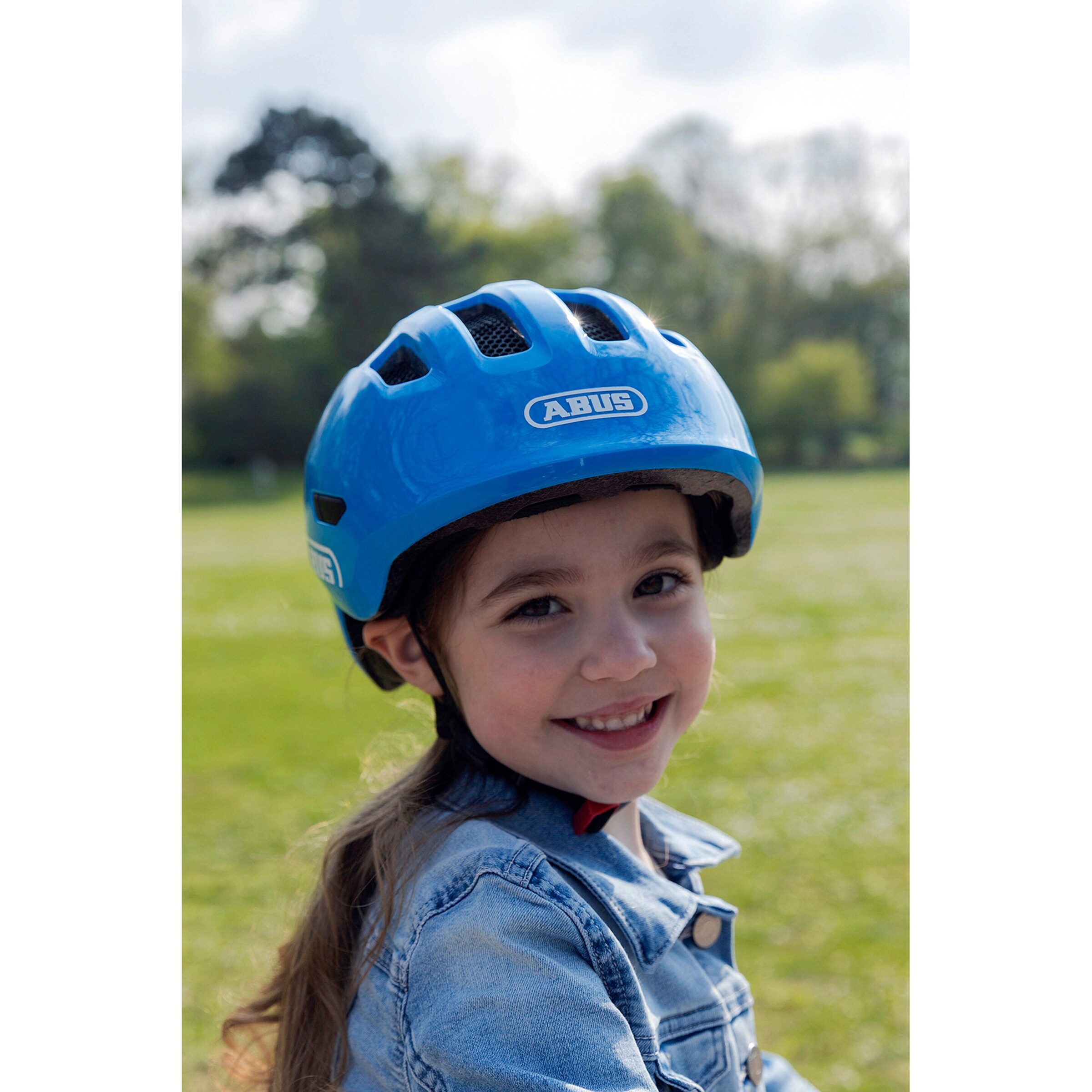 ABUS Fahrradhelm Smiley 3.0 shiny blue