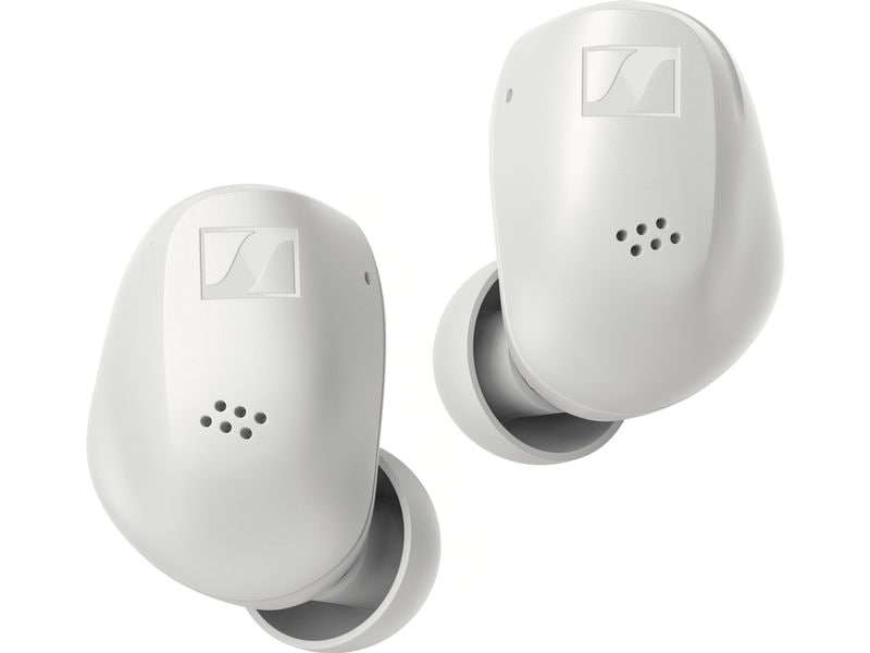 Sennheiser True Wireless In-Ear-Kopfhörer Accentum Weiss Maximaler Tragekomfort, legendärer Sennheiser Sound, hybride ANC-Funktion und bis zu 28 Stunden Akkulaufzeit