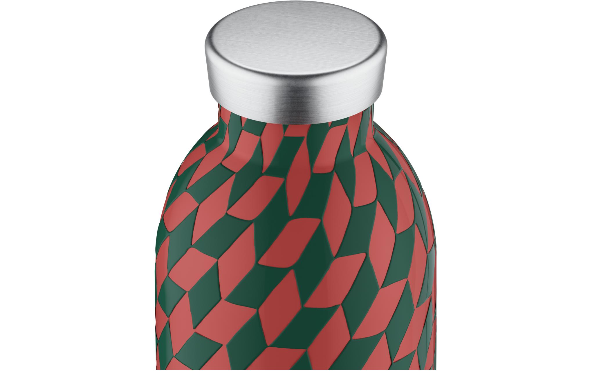 Thermosflasche Clima 500 ml, Groovy RedIsolierflasche mit doppelwandiger Edelstahlisolation