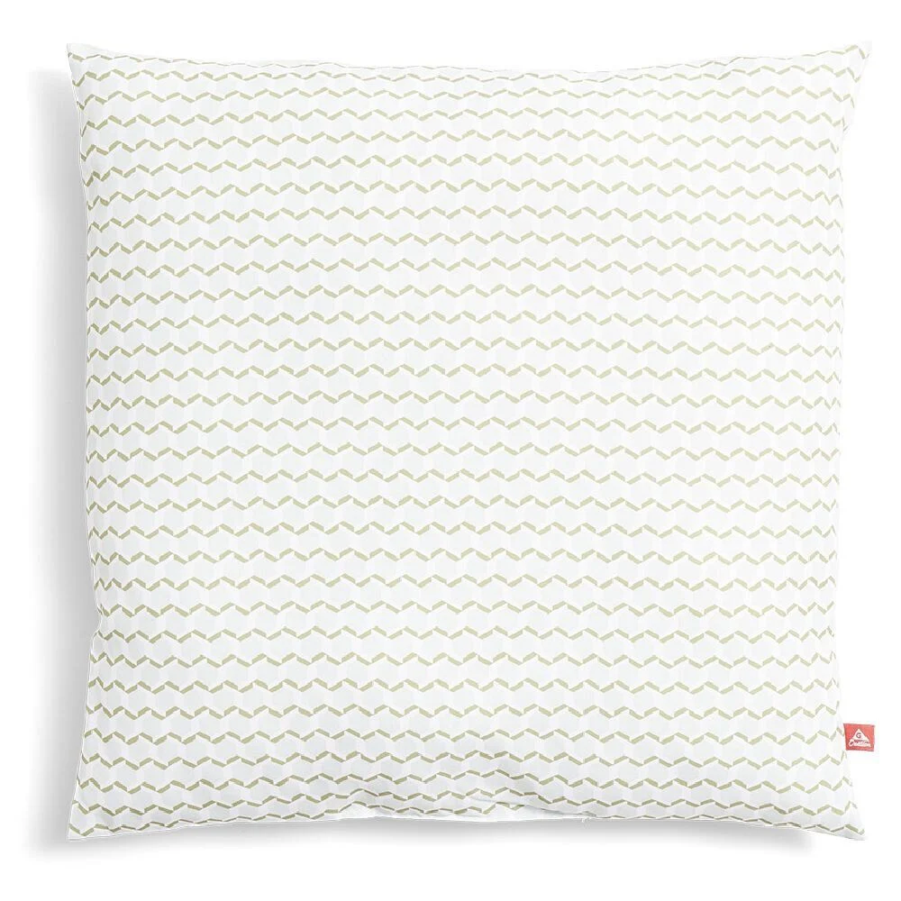 Coussin d'extérieur carré motif graphique vert 40x40 cm