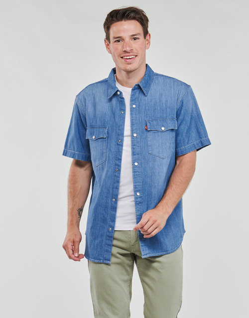 Levi's - SS RELAXED FIT WESTERN Azul