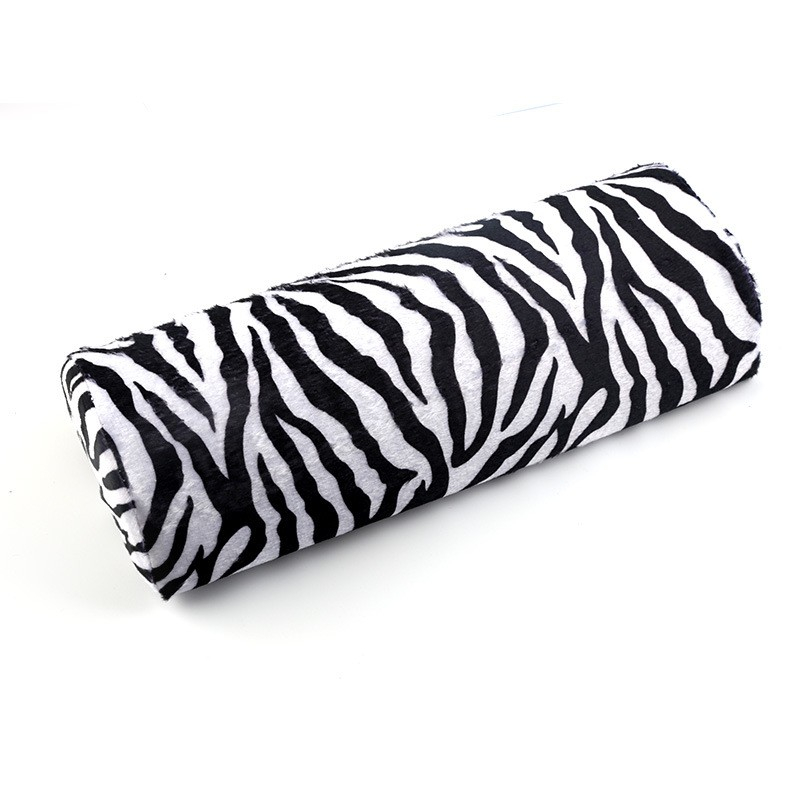 (30x12cm) Maniküre Handkissen Lackierhilfe Schaumstoff Kissen - Zebra