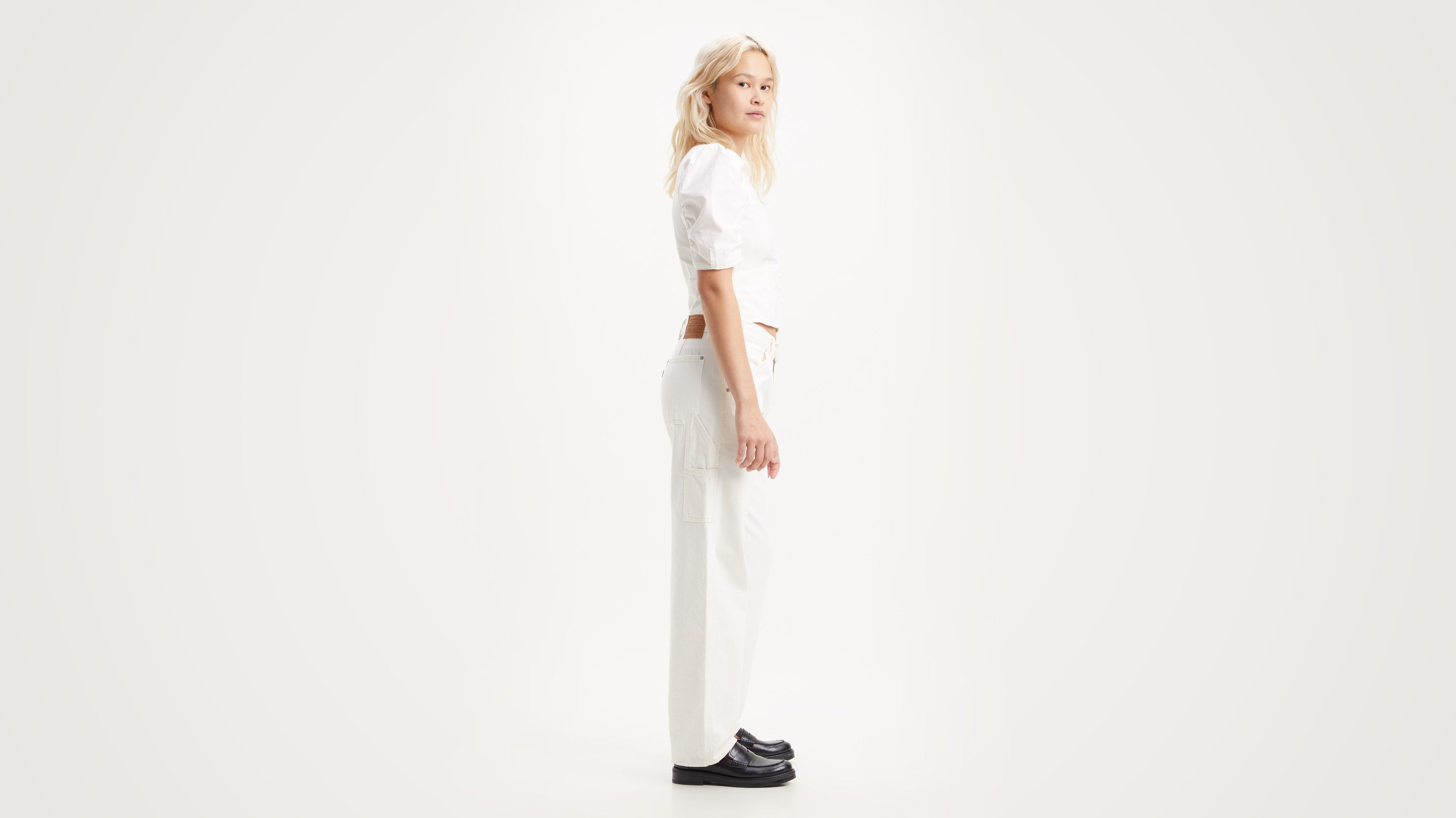 Pantalon Utilitaire Dad - White Rinse - Marron