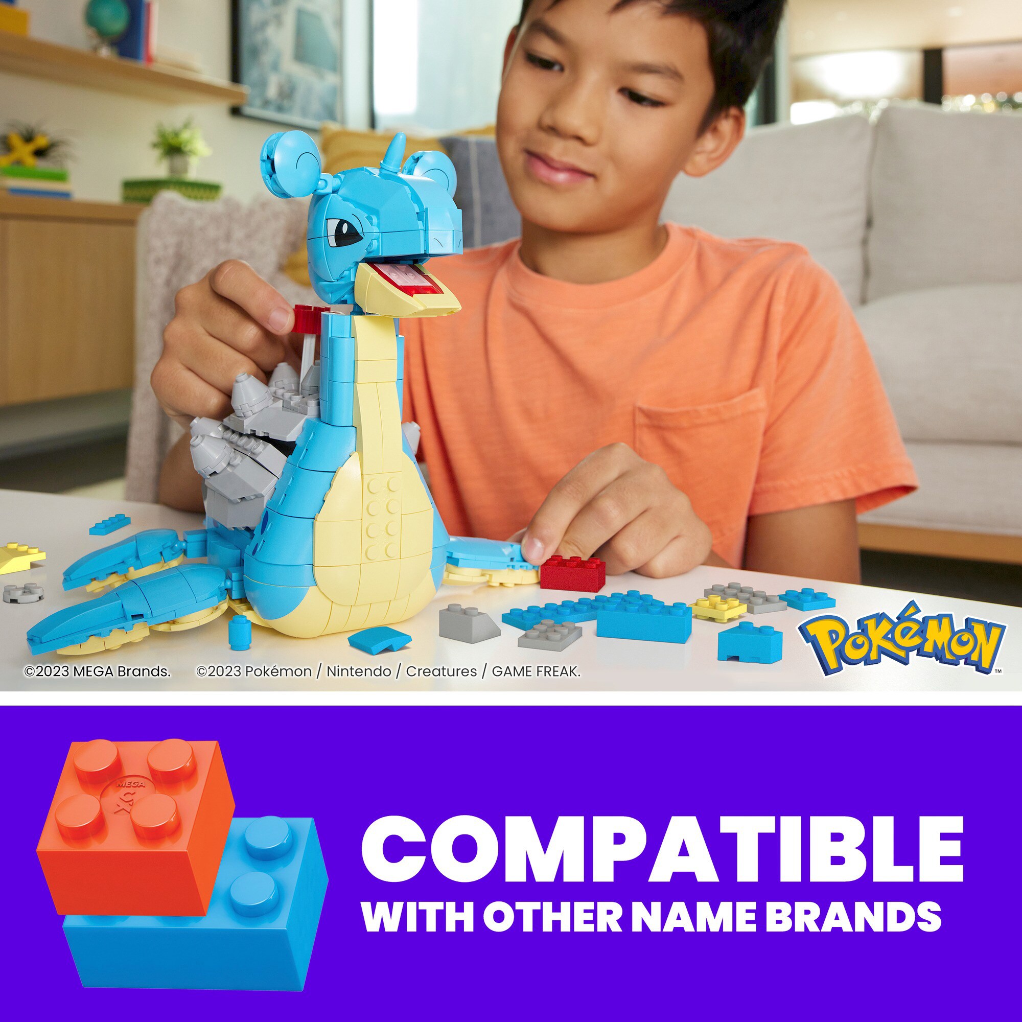 Mattel Konstruktionsspielzeug MEGA Pokémon Lapras