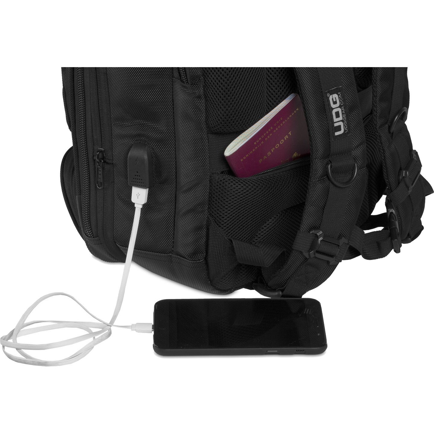 UDG U9108BL/OR Ultimate Backpack Slim Black/Orange DJ rugtas