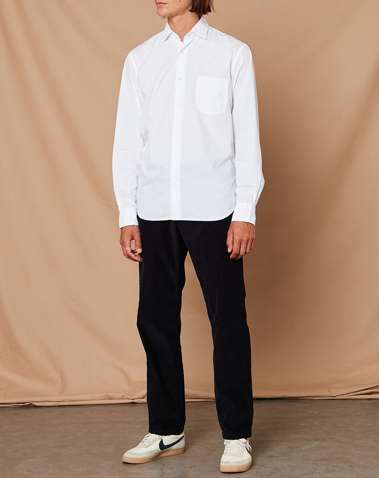 Hartford Pantalon en velours côtelé Tanker marine